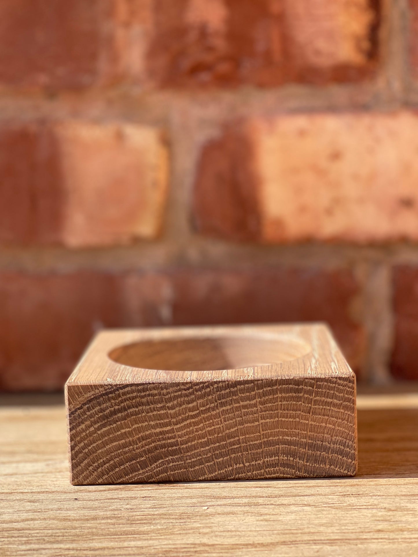 Oak Bottle Stand