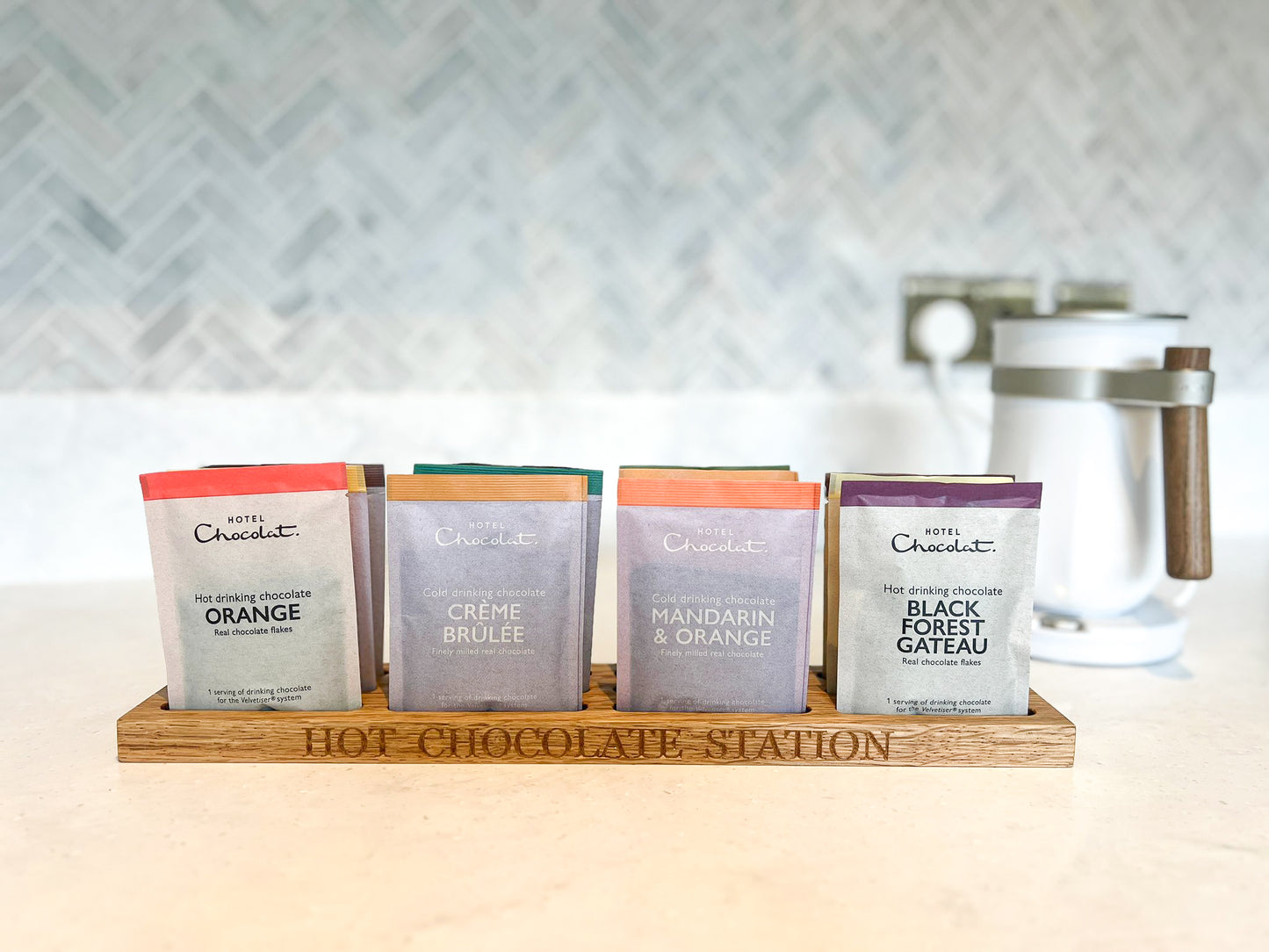 Personalised Oak Drink Station