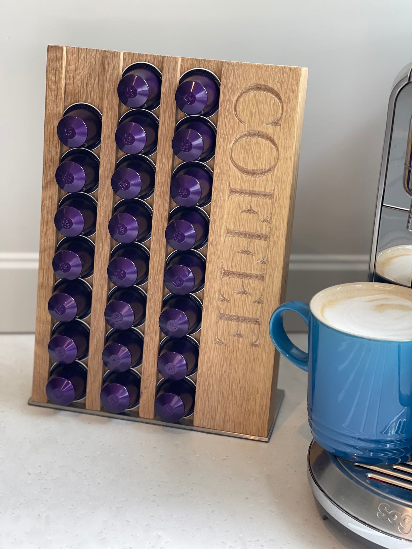 Wooden Coffee Pod Holder