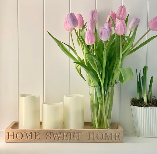 Oak Wooden Medium Tray– Personalised – UK Made