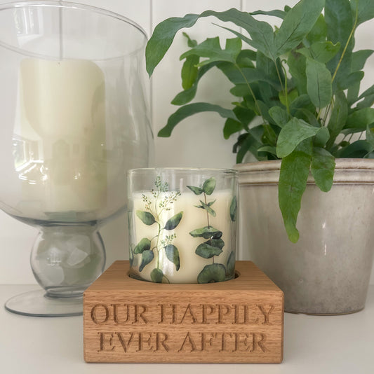 Oak Candle Holder