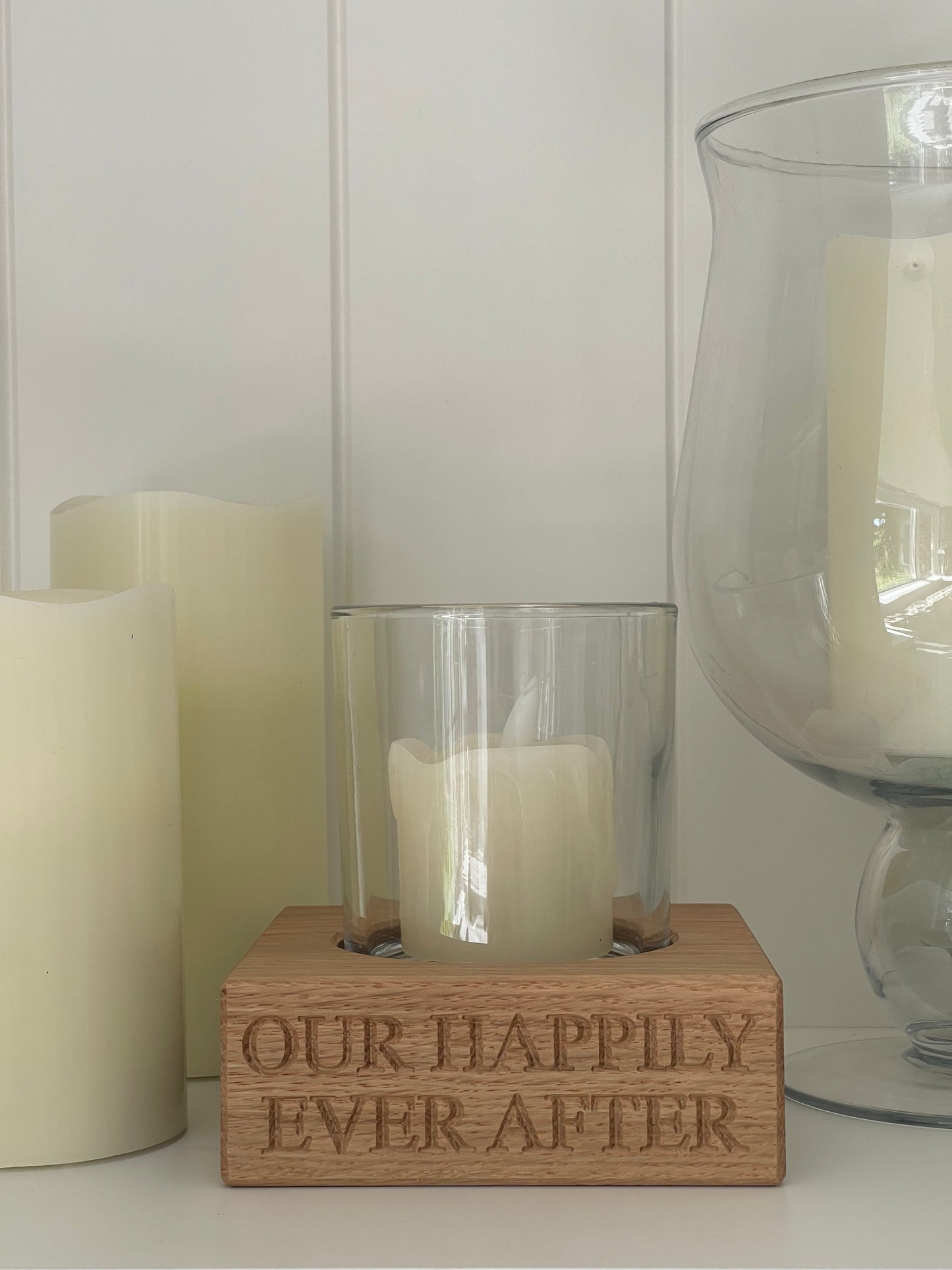 Oak Candle Holder