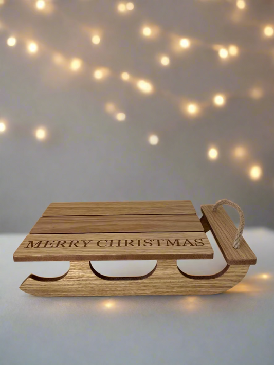 Sleigh (MERRY CHRISTMAS engraving)